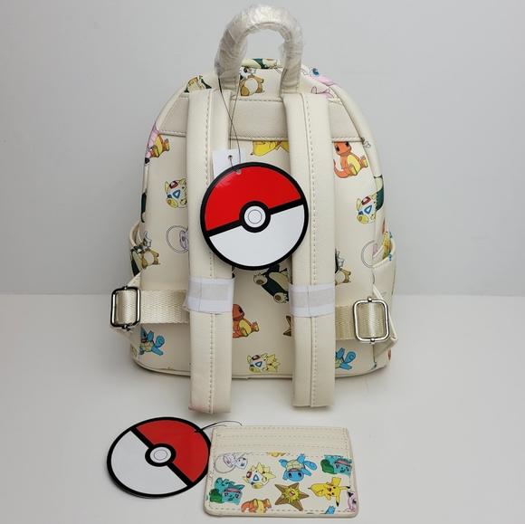 Loungefly Pokémon Gen 1 Mini Backpack, Cardholder main image 15